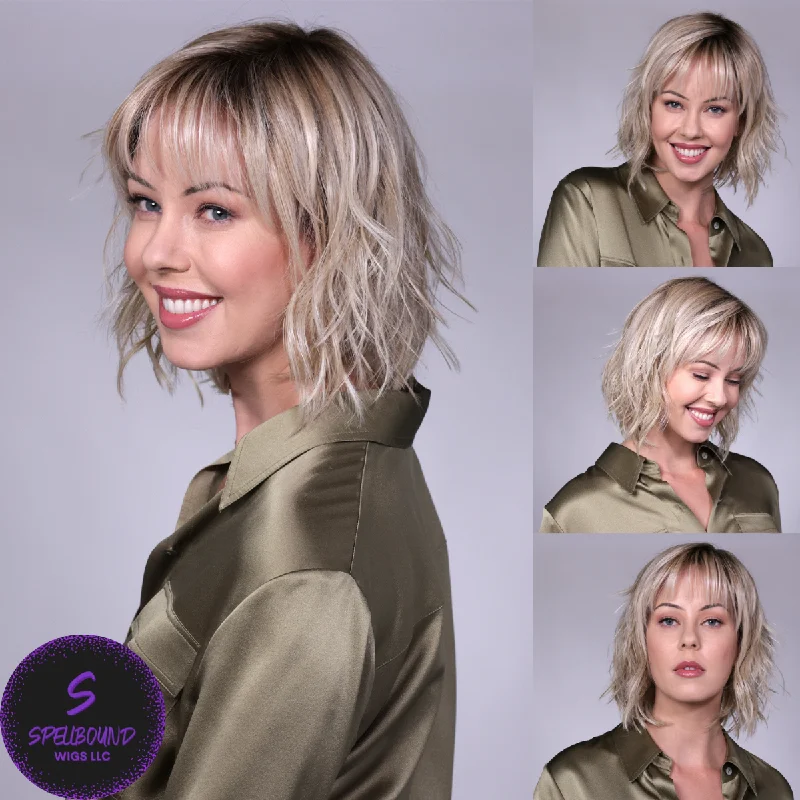 Short wig with a geometric pattern for a unique and fashion - forward designBroadway - City Collection by BelleTress