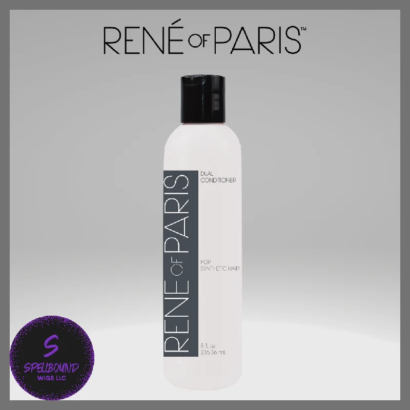 Lace - front short wig for a seamless and realistic hairlineDUAL CONDITIONER for Synthetic Hair by René of Paris