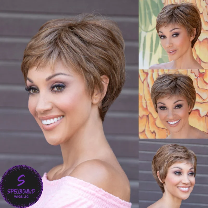 Short wig with a blunt bob cut for a modern and sleek styleDestiny - EnvyHair Collection