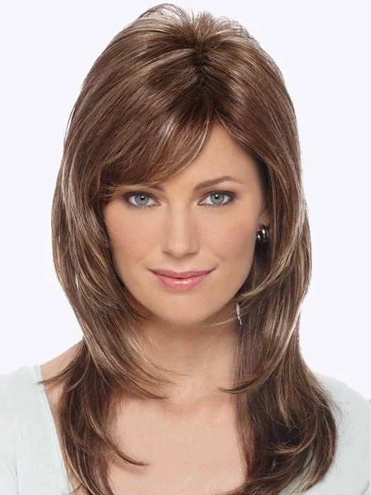 Short wig with a gradient color for a modern and stylish appearanceDixie by Estetica | Synthetic Wig (Mono Crown) | CLOSEOUT