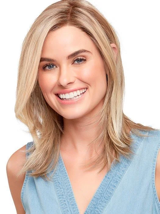 Lace - front short wig for a seamless and realistic hairlineDrew | Synthetic Lace Front Wig (Mono Top)