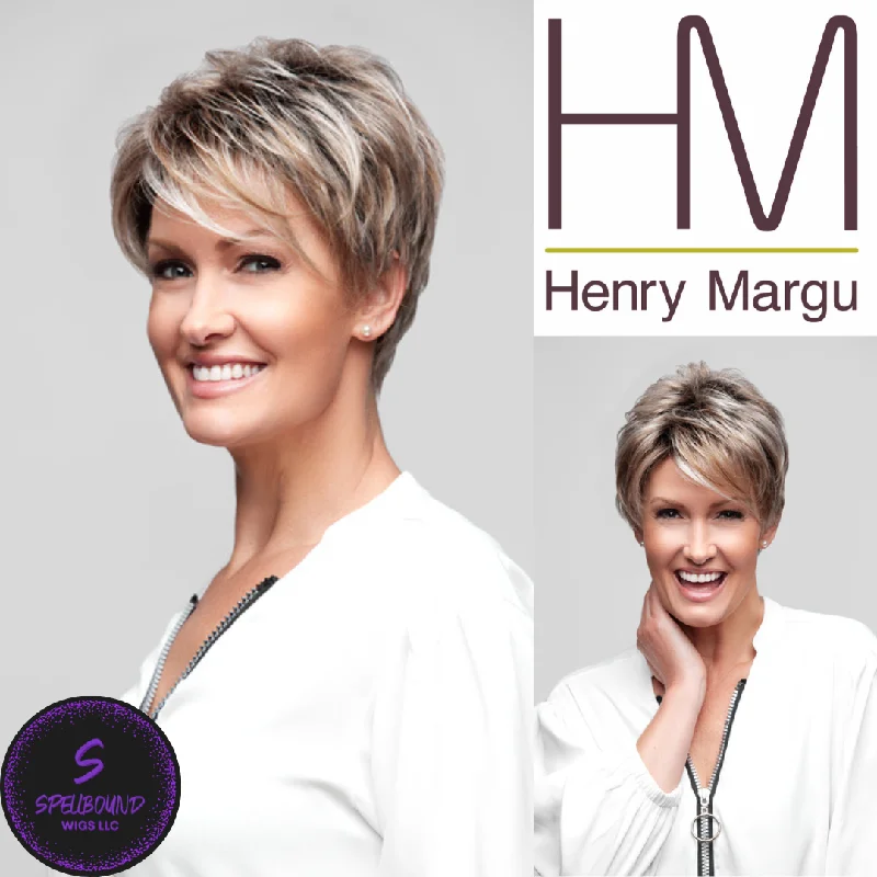 Synthetic short wig with a natural - looking shineDrew - Synthetic Wig Collection by Henry Margu