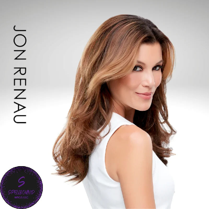 Short wig for daily office wear with a professional lookeasiCrown HD 18" - Synthetic Topper Collection by Jon Renau