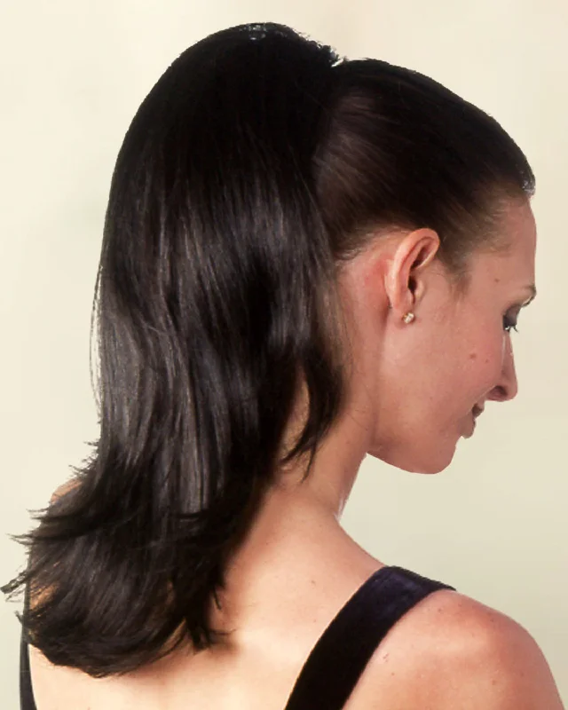 Ponytails for a gym workout with moisture - wicking propertiesEasy Clip Straight | Hair Piece by Aspen