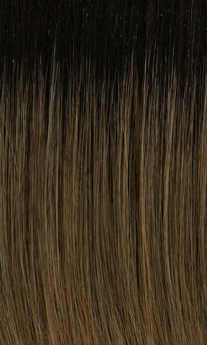 2418GR | Light ash brown with gold blonde highlights and dark brown roots