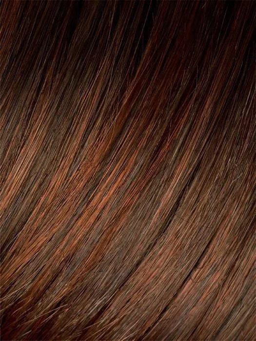 CINNAMON-ROOTED | Medium Brown, Bright Copper Red, and Auburn blend with Dark Roots