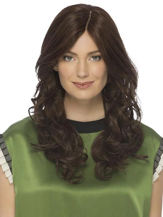 Synthetic long - length wig with a natural - looking textureIsabel | Remy Human Hair (Mono Top) Wig by Estetica