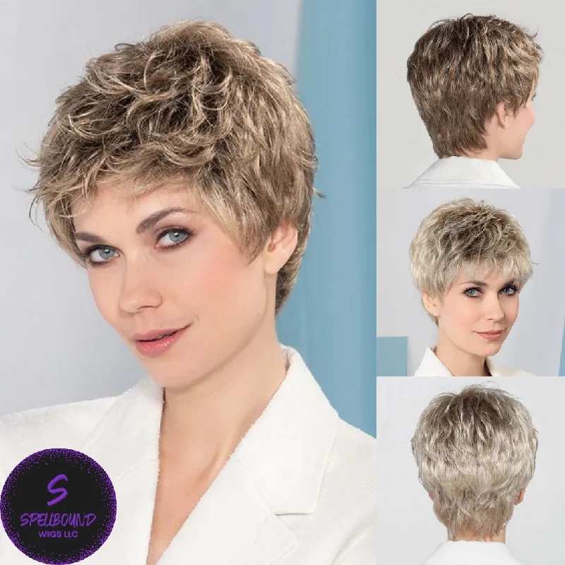 Medium - length wig with a pre - plucked hairline for a more natural lookLina in Bahama Beige Shaded - Modixx Collection by Ellen Wille ***CLEARANCE***