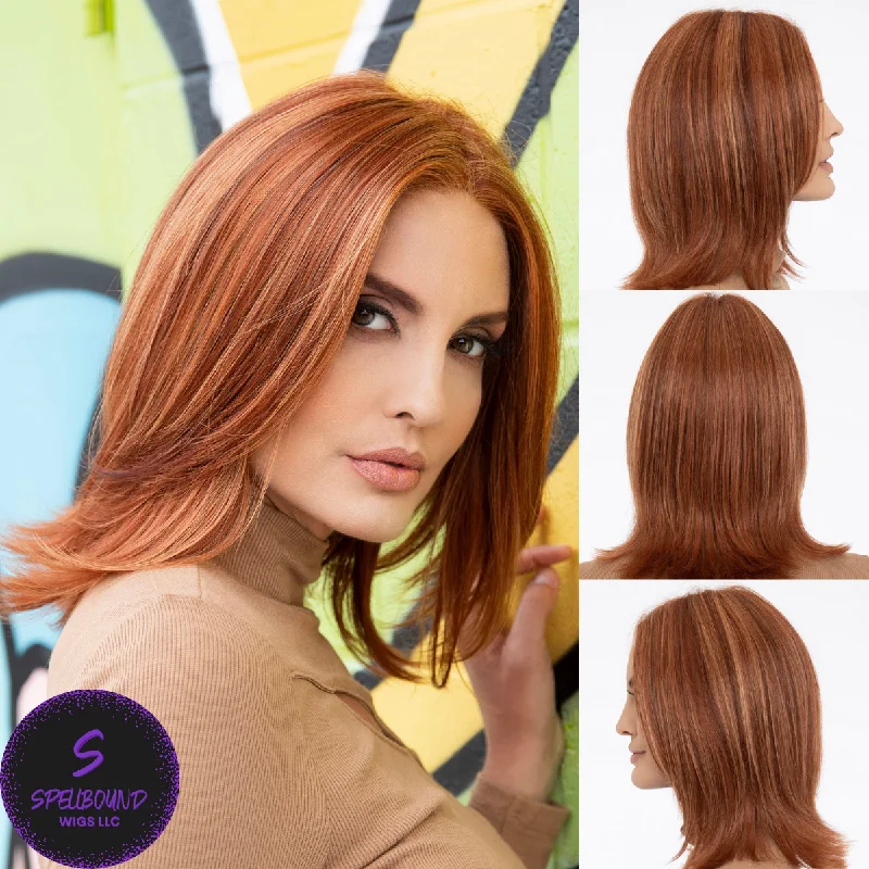 Medium - length wig with a heat - resistant formula for easy styling at homeLisa - EnvyHair Collection