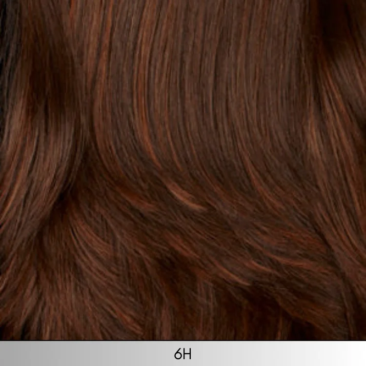 6H - Chestnut brown with auburn highlights