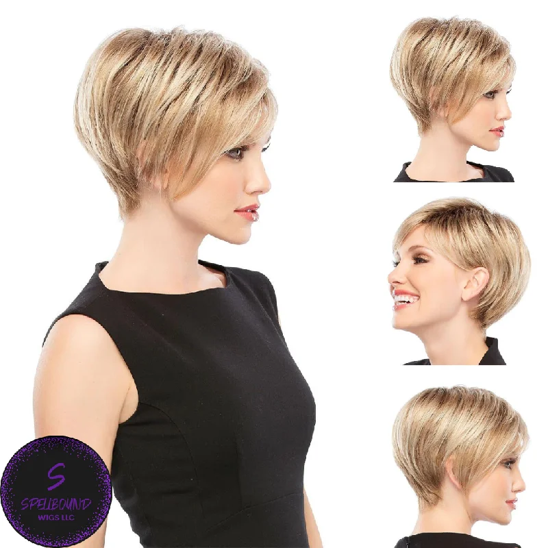 Medium - length wig with a curly texture for a bold and stylish choiceNatalie (Average and Petite) - O'Solite Collection by Jon Renau