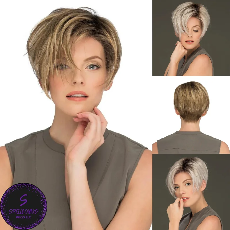 Medium - length wig with a middle - part for a classic and elegant stylePerry - Naturalle Front Lace Line Collection by Estetica Designs