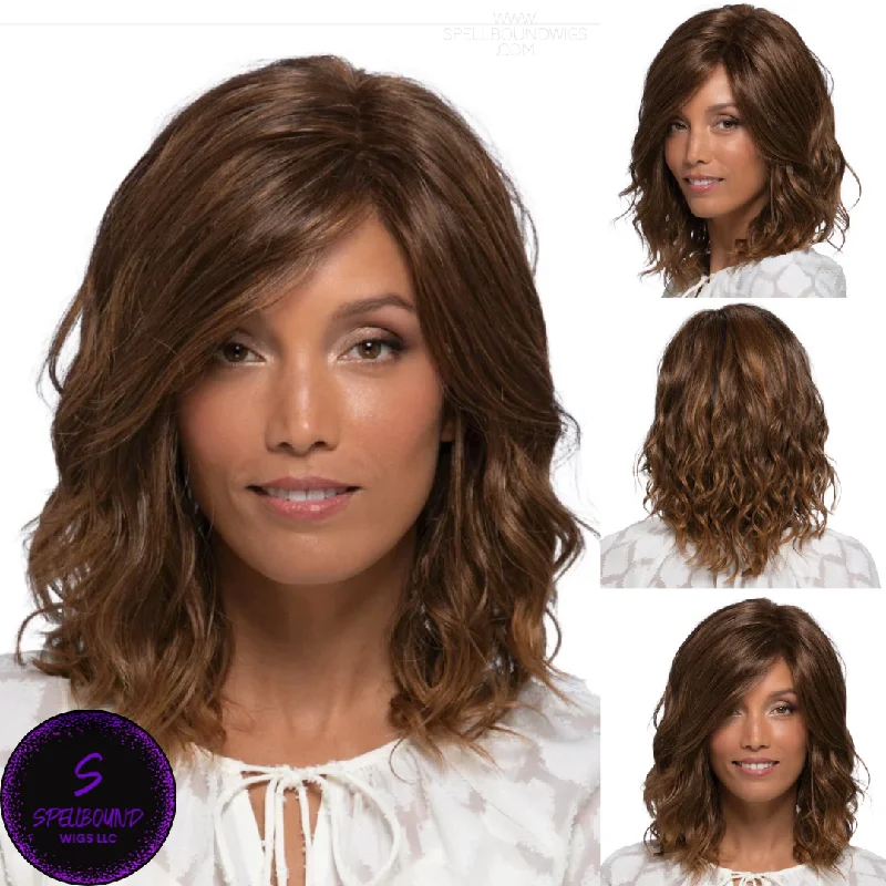 Medium - length wig with a wispy fringe for a soft and feminine lookPetite Berlin in CKISSRT4 - Naturalle Front Lace Line Collection by Estetica Designs ***CLEARANCE***