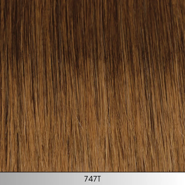 747T - Dark Brown with Medium Red