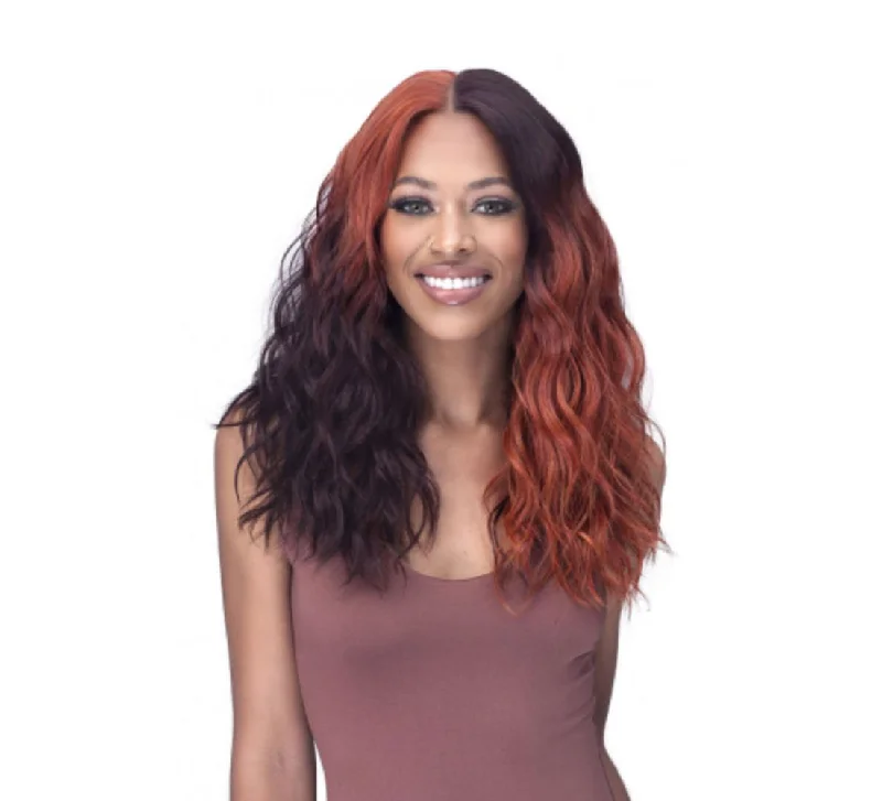 Long - length wig with a platinum - blonde color for a bold and trendy lookPolaris Wig MLF661 by Bobbi Boss | Glueless | Lace Front | Mono Top | Heat Friendly