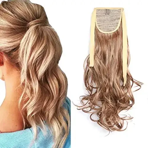 Ponytails for a gym workout with moisture - wicking propertiesPonytail Extensions 20" Inch