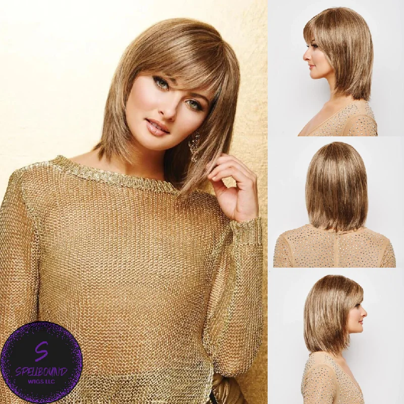 Medium - length wig with a pre - plucked hairline for a more natural lookPremium - Luminous Colors Collection by Gabor