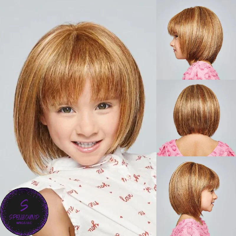 Medium - length wig with a platinum - blonde color for a bold and trendy lookPretty In Page - Kidz Collection by Hairdo