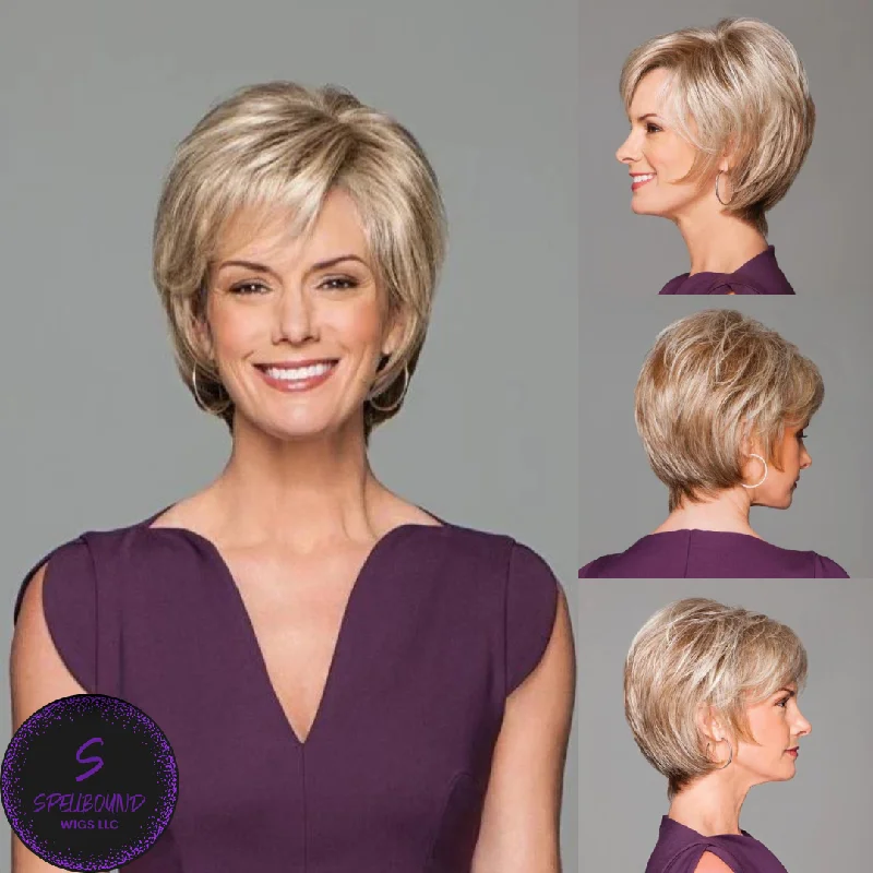 Medium - length wig with a 180 - density for a full and thick appearanceProdigy - Plus Colors Collection by Gabor