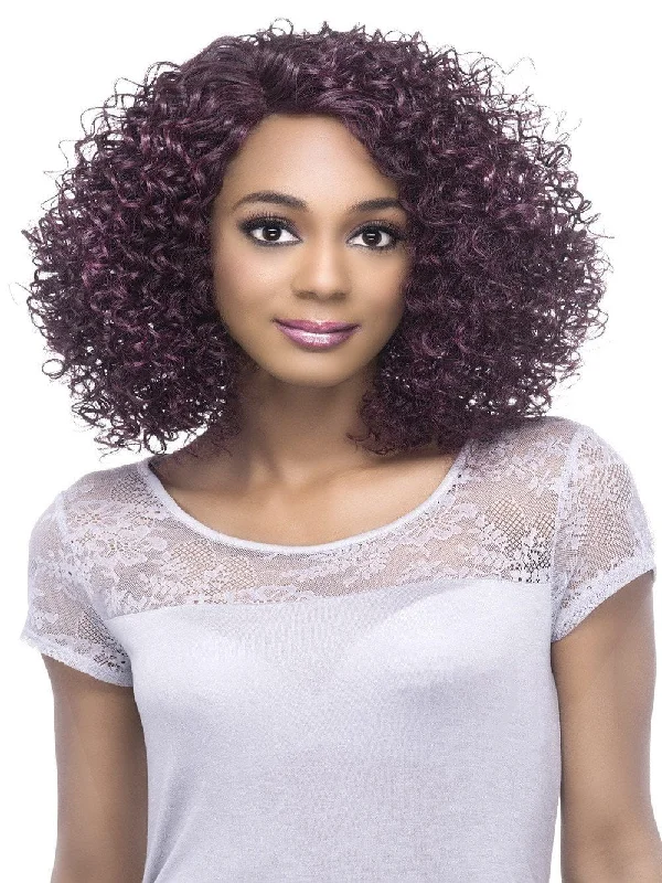 Long - length wig in a jet - black color for a classic appearanceRoyalty | Synthetic Lace Front Wig