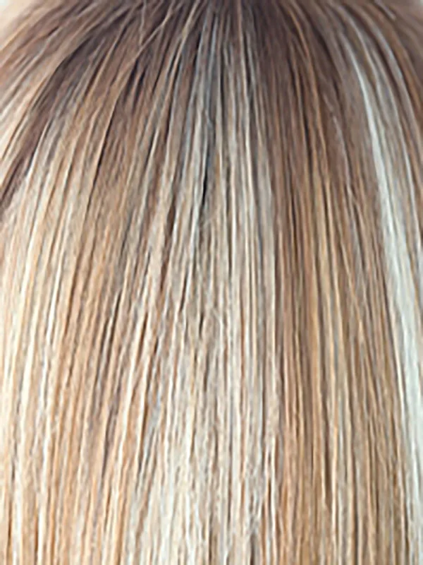 NUTMEG F | Medium Blonde and Honey Brown Base Frosted with Platinum Blonde Highlights