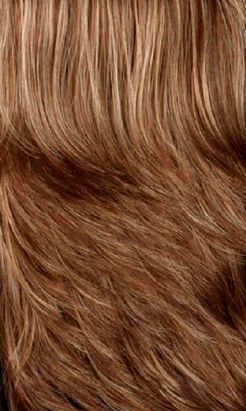 8/27/33H | Medium brown with gold blonde, strawberry & auburn highlights