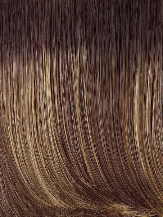 SS8/25 SHADED GOLDEN WHEAT | Rich Medium Brown Evenly Blended with Golden Blonde Highlights with Dark Roots