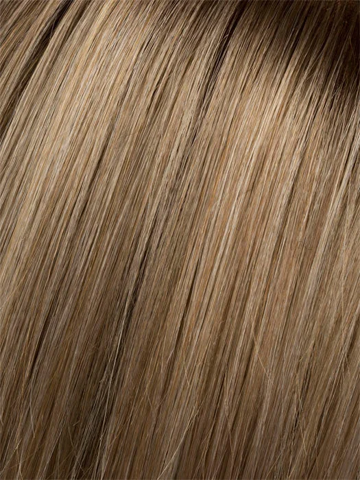 Champagne Rooted | Light Beige Blonde,  Medium Honey Blonde, and Platinum Blonde blend with Dark Roots